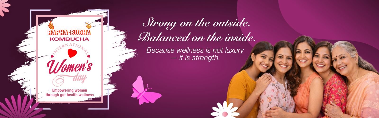 Women's Day campaign laptop