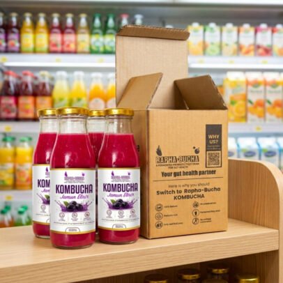 Pack of Four kombucha