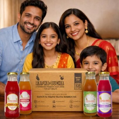 Rapha-Bucha Kombucha for Probiotics
