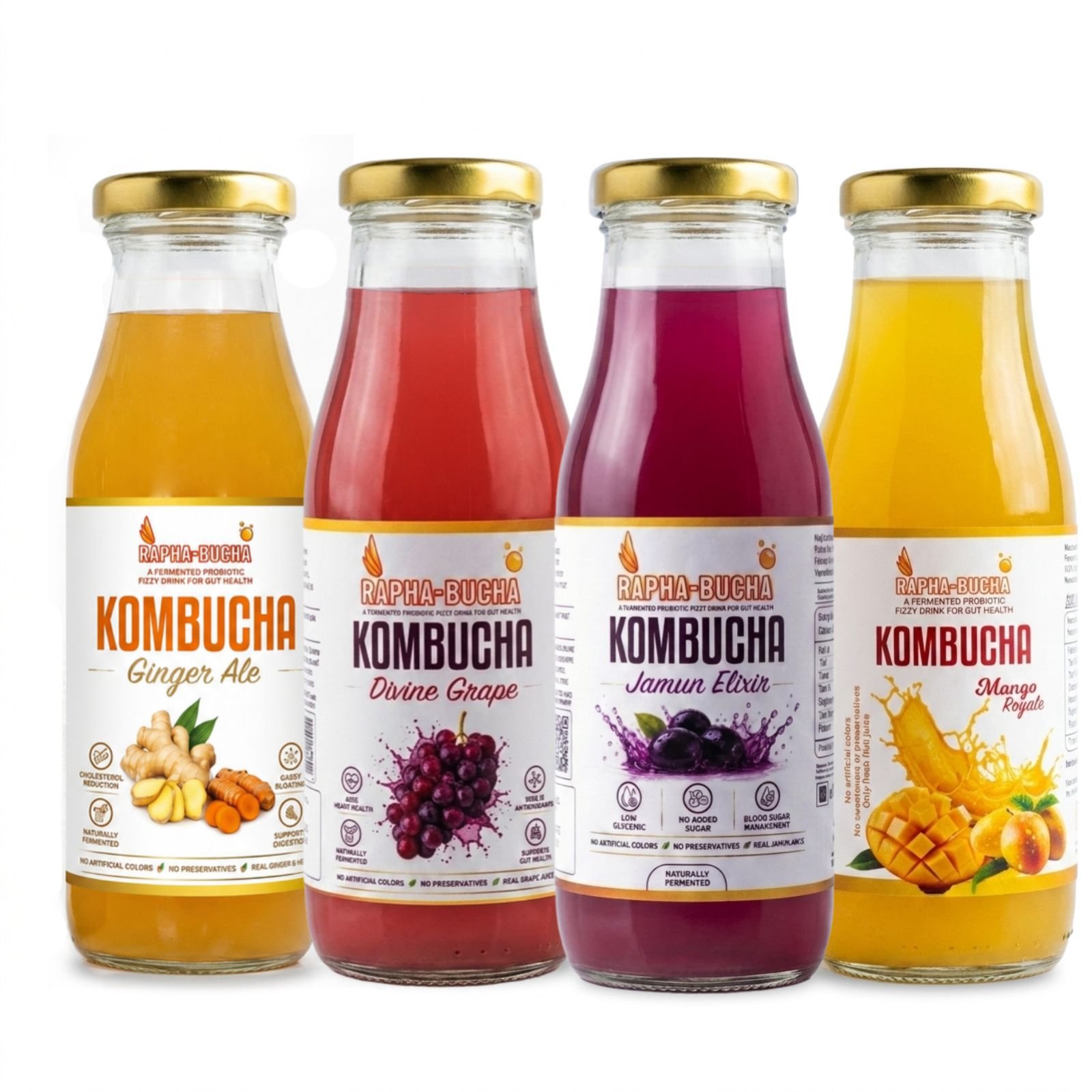 Rapha-Bucha Kombucha for Probiotics